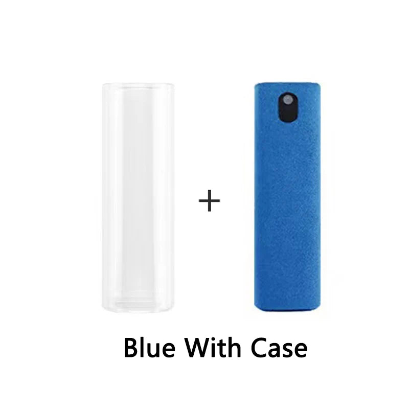 2-in-1 Screen Cleaning Spray with Microfiber Cloth for Mobile Phones, Tablets, and PCs