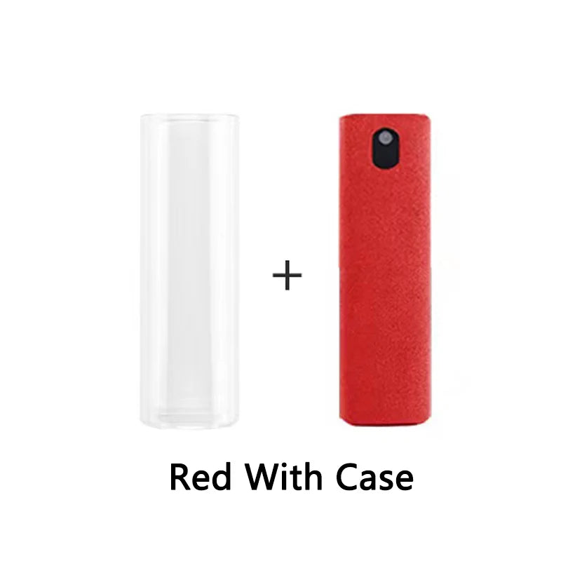 2-in-1 Screen Cleaning Spray with Microfiber Cloth for Mobile Phones, Tablets, and PCs