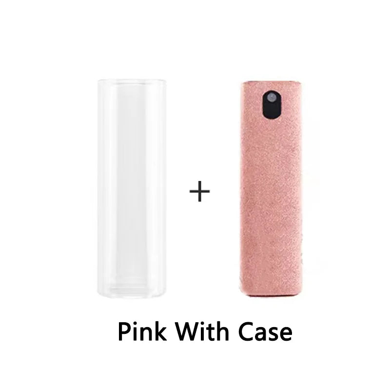 2-in-1 Screen Cleaning Spray with Microfiber Cloth for Mobile Phones, Tablets, and PCs